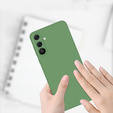 Θήκη για Samsung Galaxy A36 5G, Silicone Lite, πράσινη