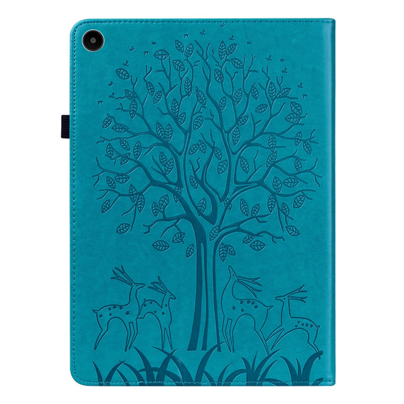 θήκη πτερύγιο για Huawei MatePad SE 10.4, tree, μπλε