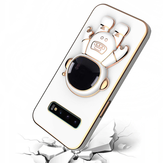 Θήκη για Samsung Galaxy S10, Astronaut, λευκή