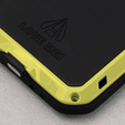 Love Mei Θήκη για iPhone 12 Mini, armored with glass, κίτρινη