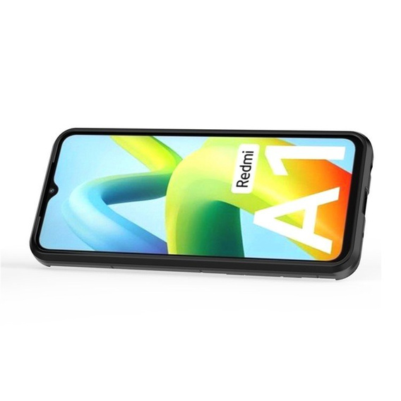 Θήκη για Xiaomi Redmi A1 4G / A2 4G, Kickstand Ring, μαύρη