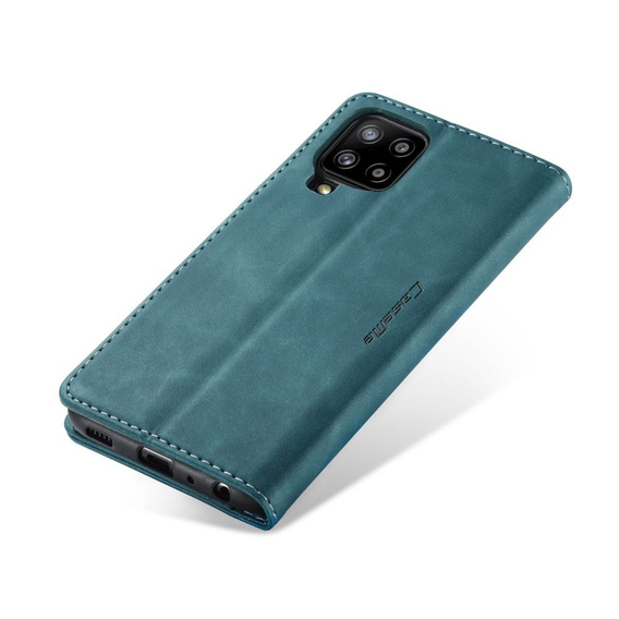 θήκη CASEME για Samsung Galaxy A12 / M12 / A12 2021, Leather Wallet Case, μπλε