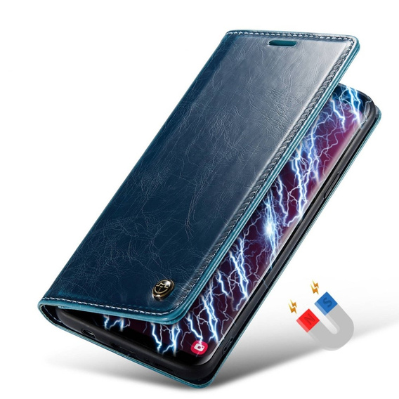 θήκη CASEME για Samsung Galaxy S9, Waxy Textured, μπλε