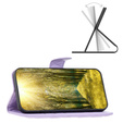 Θήκη με πτερύγιο για Samsung Galaxy A15, Wallet, BINFEN COLOR, μωβ