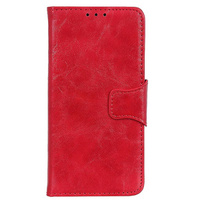 Θήκη με πτερύγιο για Asus Zenfone Max M2 ZB633, Leather Flexi Book, κόκκινη