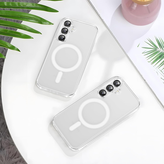 Θήκη για Samsung Galaxy A17 5G, για MagSafe, ενισχυμένη, διάφανη