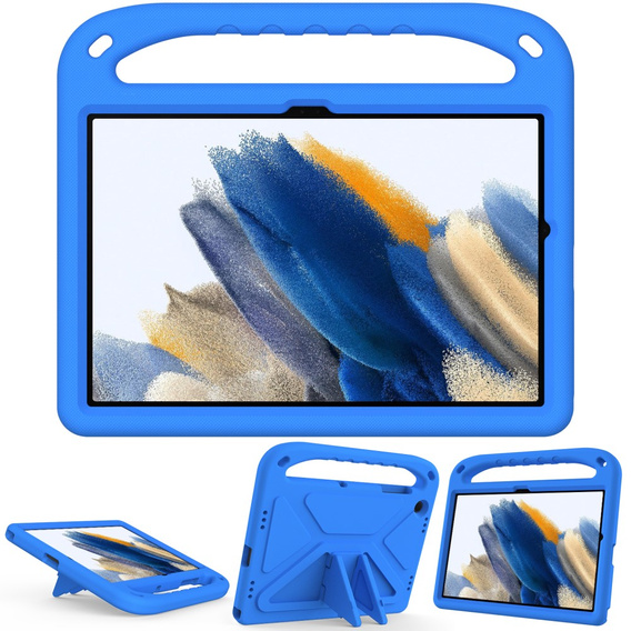 Παιδική θήκη για Samsung Galaxy Tab A9+, παιδική θήκη με λαβή, μπλε