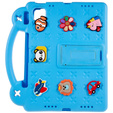 Παιδική θήκη για Apple iPad Air 11" 6 gen. 2024, Cute Patterns, με βάση, μπλε