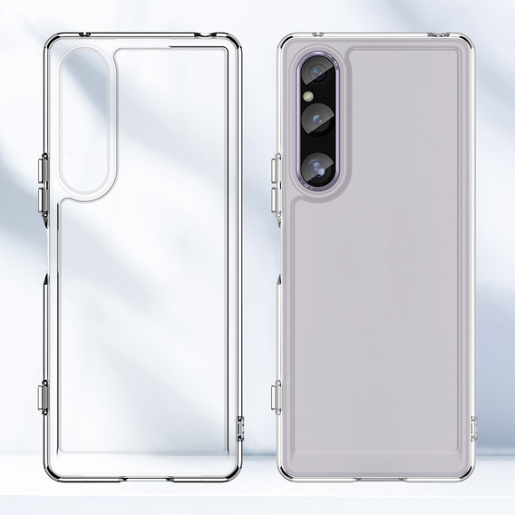 Θήκη για Sony Xperia 1 V, Fusion Hybrid, διαφανής