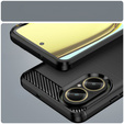 Θήκη για Realme C67, Carbon, μαύρη