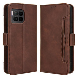 Θήκη με πτερύγιο για T Phone 2 Pro 5G, Card Slot, καφέ
