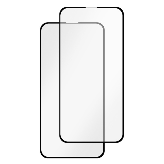 2x Μετριασμένο γυαλί για iPhone 13 Mini, ERBORD Easy App Full Screen Protector