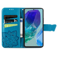 Θήκη με πτερύγιο για Samsung Galaxy A16, Butterfly, μπλε