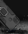 Θήκη για Realme C11 2021, Kickstand Ring, μαύρη