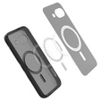Θήκη MagSafe Spigen για Google Pixel 9A, Ultra Hybrid, ματ / μαύρο + Μετριασμένο γυαλί 9H