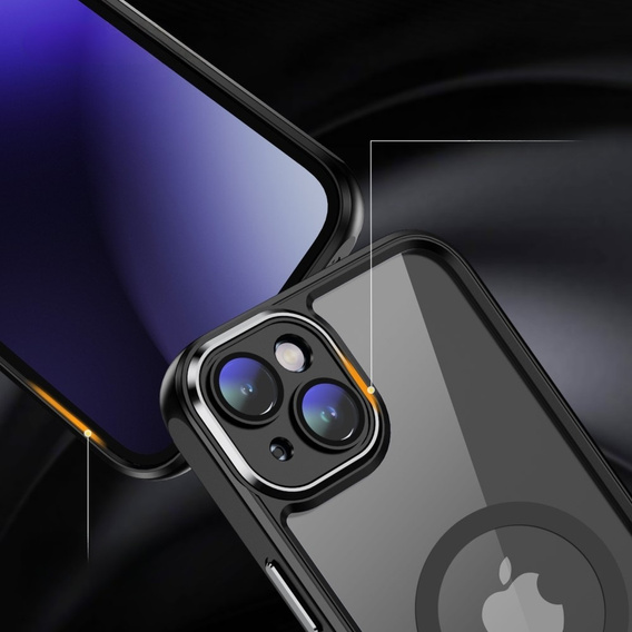 Θήκη για iPhone 15 Plus, ERBORD Impact Guard, MagSafe, μαύρη