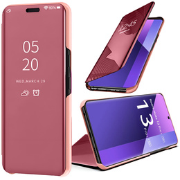 Θήκη για Xiaomi Redmi Note 13 Pro+, Clear View, ροζ rose gold
