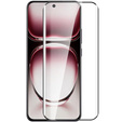 Μετριασμένο γυαλί 3D για Oppo Reno 12, μαύρο πλαίσιο