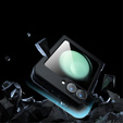Θήκη για Samsung Galaxy Z Flip7 FE / Z Flip6, Fusion Hybrid, μαύρη