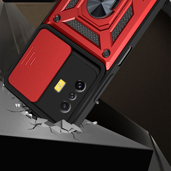 Θήκη για Xiaomi Poco F4 GT, CamShield Slide, κόκκινο