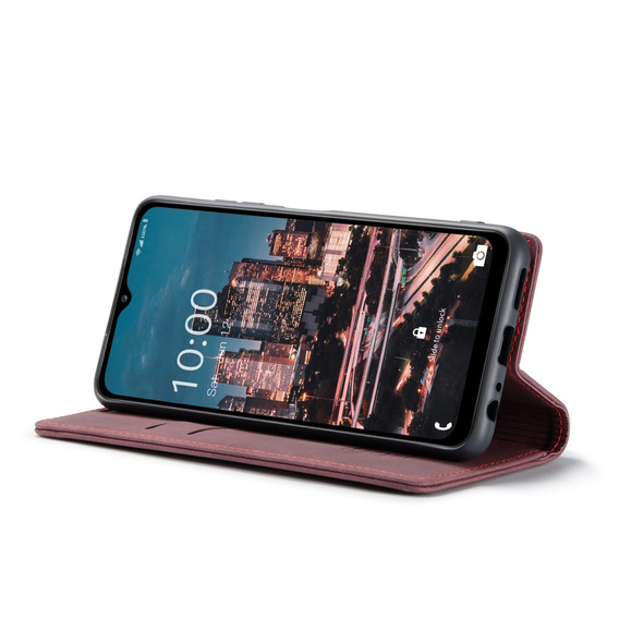 θήκη CASEME για Samsung Galaxy A04S / A13 5G, Leather Wallet Case, κόκκινη