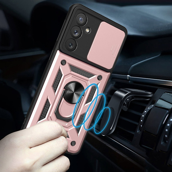 Θήκη για Samsung Galaxy A54 5G, CamShield Slide, ροζ