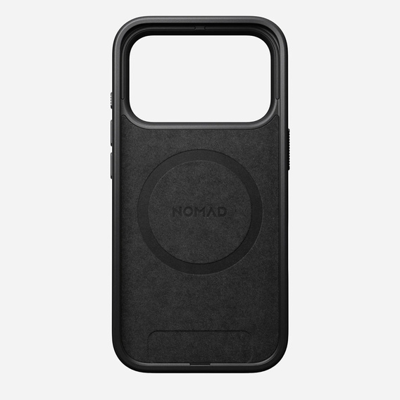 Θήκη Nomad για iPhone 17 Pro, Μοντέρνα δερμάτινη θήκη, μαύρο