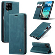 θήκη CASEME για Samsung Galaxy A12 / M12 / A12 2021, Leather Wallet Case, μπλε