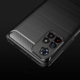 Θήκη για Xiaomi Poco M4 Pro 5G / Redmi Note 11S 5G, Carbon, μαύρη