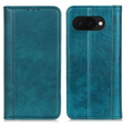 θήκη με πτερύγιο για Google Pixel 9A, Split Leather, πράσινη