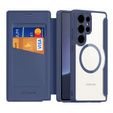 Dux Ducis Θήκη για Samsung Galaxy S25 Ultra, Skin X Pro, MagSafe, σκούρο μπλε