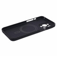 Θήκη για iPhone 15 Pro Max, Aramid Fiber Cover, μαύρη