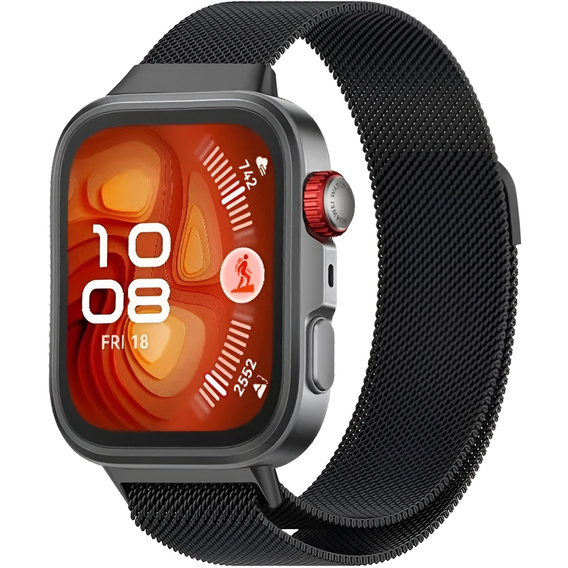 Βραχιόλι Μιλάνο για Huawei Watch Fit 4 / 4 Pro / 3, Μαύρο