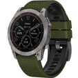 Λουράκι σιλικόνης για Garmin Fenix 7 / Forerunner 965 / 955 / 945 / 935, πράσινη / Μαύρο