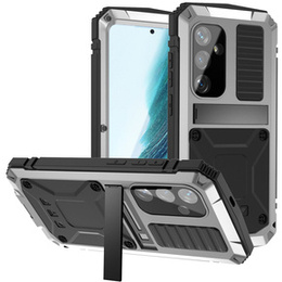 Θωρακισμένη θήκη για Samsung Galaxy S24+ Plus, R-JUST, ασημένια