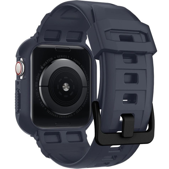 Λουράκι με θήκη Spigen για Apple Watch 4/5/6/7/8/9/SE 44/45mm, Rugged Armor Pro charcoal grey