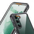 Θήκη για Samsung Galaxy S22, Shockproof, με μεμβράνη, μαύρη