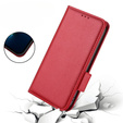Θήκη με πτερύγιο για Ulefone Note 12P, Wallet Litchi Magnet, κόκκινη