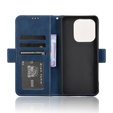 Θήκη με πτερύγιο για Xiaomi Redmi Note 14 4G, Card Slot, σκούρο μπλε