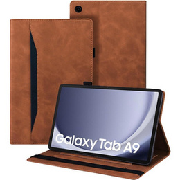 θήκη για Samsung Galaxy Tab A9, Classic, με υποδοχή γραφίδας, καφέ