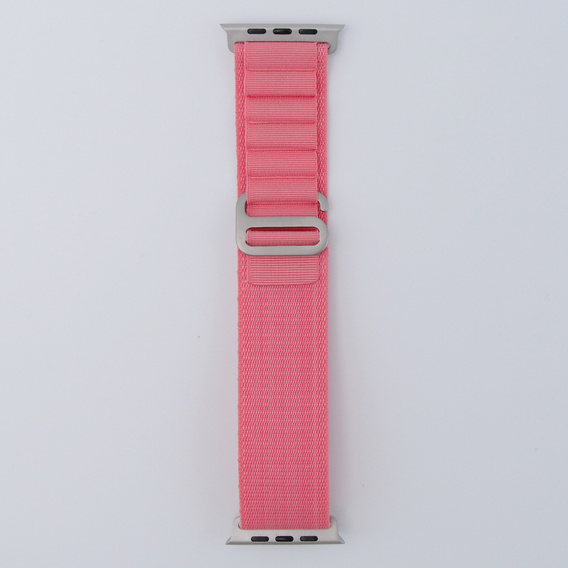 Λουράκι νάιλον για Apple Watch 1/2/3/4/5/6/7/8/SE/ULTRA 42/44/45/49mm, ροζ