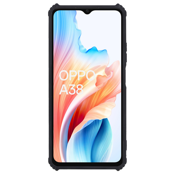 Θήκη για Oppo A38 4G / Oppo A18 4G, AntiDrop Hybrid, μαύρη