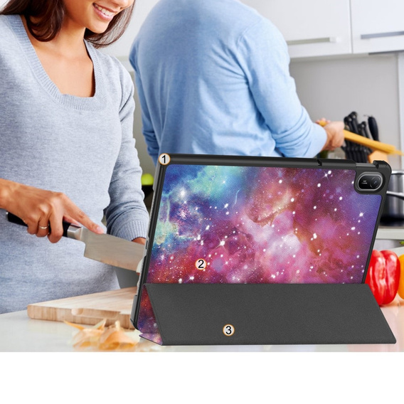 Θήκη για Huawei MatePad SE 11 2024, Smartcase, galaxy