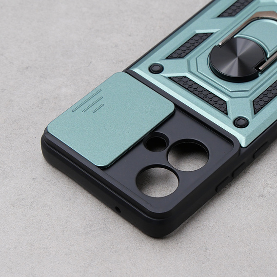 Θήκη για Motorola Edge 40 Neo, CamShield Slide, πράσινο
