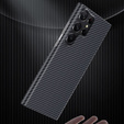 Θήκη για Samsung Galaxy S23 Ultra, Aramid Fiber Cover, μαύρη