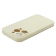 Θήκη για iPhone 15 Pro Max, Silicone Lite, κρεμ χρώματος