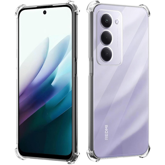 Θήκη για Xiaomi Redmi 15 5G / 4G, ενισχυμένη, με προστασία κάμερας, διάφανη