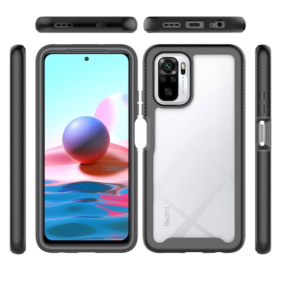Θήκη για Xiaomi Redmi Note 10 / 10S, Shockproof, με μεμβράνη, μπλε