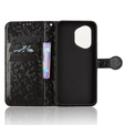 θήκη πτερύγιο για Honor 400 5G, Wallet Rhombus, μαύρη