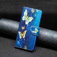 Θήκη με πτερύγιο για TCL 40 NxtPaper, Wallet, Butterflies μπλε